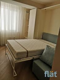 Double Size Wall Bed With Storage World Map On Fasade Shkaf Krovat S Kartoj Mira Wallbed Flat Studio Smart Murphy Bed Plans Murphy Bed Modern Murphy Beds