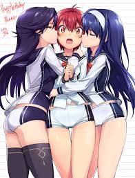 isshiki akane, futaba aoi, and kuroki rei (vividred operation) drawn by  michairu | Danbooru