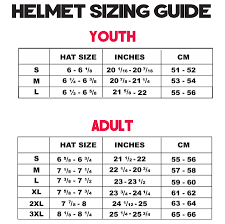 Child Motorcycle Helmet Size Chart Disrespect1st Com