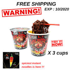 Maybe you would like to learn more about one of these? Buy Ramen Ghost Pepper Spicy Chicken Flavor Super Hot Black Noodle 90g X 3 Cup Online In Taiwan 383268351506
