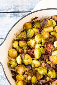 These crispy oven roasted brussel sprouts are an easy side dish the whole family will love. Bacon Ranch Brussels Sprouts Oven Roasted With Just 4 Ingredients