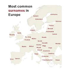 A list of surnames in which the first letter is m. Most Common Surnames In Europe