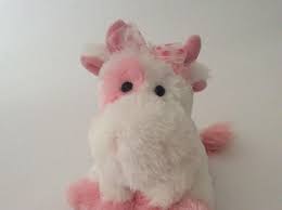 25 Russ Berrie White Pink Maribell The Cow W Heart Bow 10 Small Soft Plush 1891349146 Pink Stuffed Animals Pink Cow Cute Stuffed Animals