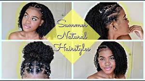 Bushy short natural hair is tricky to manage, and it seems that it doesn't allow for such flexibility in protective hairstyles as longer hair does. Summer Hairstyles For Natural Curly Hair 2018 Part 1 Youtube