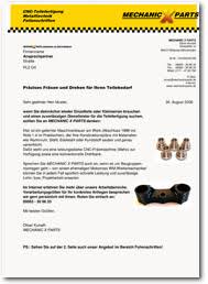 Angebot annehmen email vorlage fuer neueste angebot. Akquiseanschreiben Mailings