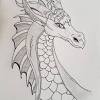 If you are creating your own dragon drawing, the dragon's head is an essential component. 3