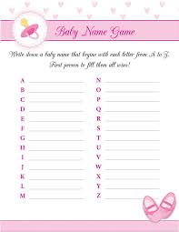 8 Free Printable Baby Shower Games For Girls Free Printable Baby Shower Games Printable Baby Shower Games Abc Baby Shower