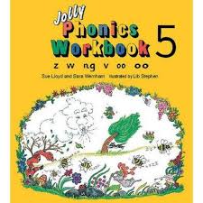 Using a multi sensory approach each letter sound is introduced with fun actions stories and songs. Jolly Phonics Workbook 5 Z W Ng V Oo Book On Onbuy