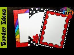 Britto Border Designs On Paper Border Designs Project Work Designs Borders For Projects Yout Floral Border Design Page Borders Design Outline Designs