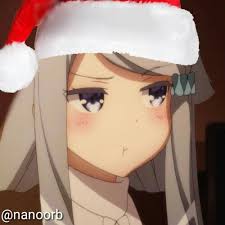 Icon Anime Christmas Hat Natal Anime React Girl Personagens De Anime Perfil Anime Menina Anime