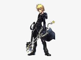 These two papercrafts are oblivion and oathkeeper keyblades, keychains for sora's keyblade, appear in kingdom hearts, kingdom hearts: No Caption Provided Roxas With Oathkeeper And Oblivion 300x529 Png Download Pngkit