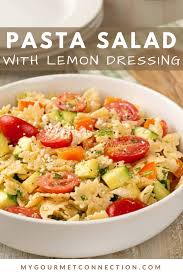 Summer Pasta Salad With Creamy Lemon Dressing Recipe Summer Pasta Salad Summer Pasta Lemon Pasta Salads