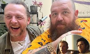 Nick Frost and Simon Pegg delight fans as they share heartwarming snap from  reunion lunch