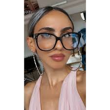 NEW Saint Laurent SLM97 001 Black Oversized Eyeglasses Frames