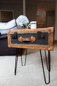 Diy Vintage Suitcase Side Table South Lumina Style Side Table Decor Vintage Side Table Diy Side Table