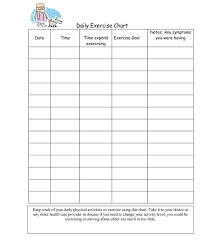 Free Printable Quality Exercises Charts Ball And Knee