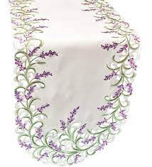 ✓ free for commercial use ✓ high quality images. Linens Art And Things Embroidered Purple Embroidered Lavender Lilac Table Runner 16 X 44 Amazo Easter Table Runner Pattern Table Runners Lace Table Runners