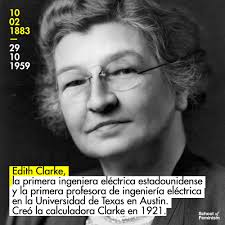 Edith Clarke, la primera ingeniera eléctrica estadounidense.