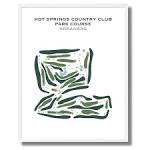 Buy the best printed golf course Hot Springs Country Club, Park ...