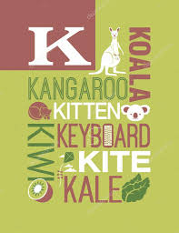 There are 2145 words starting with k, listed below sorted by word length. Letter K Typography Illustration Alphabet Poster Design With Words That Start With K Stock Vector Image By C Teddyandmia 57852727
