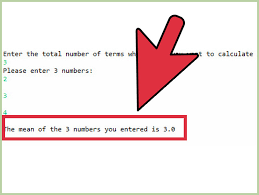 How To Write A Program In Java To Calculate The Mean 4 Steps