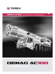Terex Demag Ac 100 Specifications Cranemarket