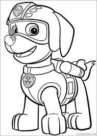 In this special episode a radioactive meteor gives the pups superpowers when it lands in adventure bay. Paw Patrol Chase Coloring Pages Coloring4free Coloring4free Com