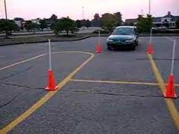 Place one cone in front of the car and two behind. Maneuverability Test Youtube