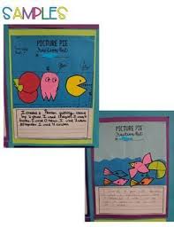 Fraction Art Picture Pie Inspired By Ed Emberley Fraction Art Fractions Pictures Art Pictures