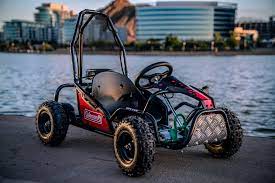 The reliable 3hp ohv engine will eletric bike chopper bike moto bike motorised bike motorcycles and scooter mini motorbike dune buggy mini bike trike. Buy Coleman Powersports 100cc Gas Powered Go Kart Red And Black Online In Japan 920532310