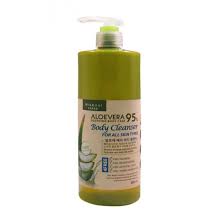 Organic aloe vera soothing gel 98%. Miseoul Aloe Vera Body Cleanser 500ml