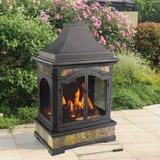 Sunjoy Monroe Outdoor Wood Burning Fireplace Modern Outdoor Fireplace Outdoor Wood Burning Fireplace Outdoor Fireplace Designs