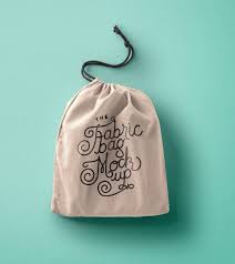 Drawstring Psd Bag Mockup Fabric Bag Bag Mockup Bags