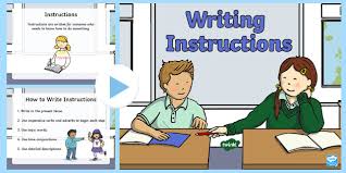 Instruction definition, the act or practice of instructing or teaching; Writing Instructions Powerpoint Priority Resources Success Criteria Text