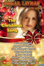 Give Away!!!!!!!! Give Away!!!!!The first 15 people to come tomorrow and  Pay R20 at the door, will get my Christmas Single FREE......... YES  FREE...... so make sure you there early tomorrow its