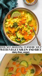 Immunity Boosting Turmeric Soup With Vegetables The Roasted Root In 2021 Turmeric Soup Soup Recipes Turmeric Recipes