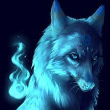 Magical Animals Wolves Light Blue Glance Snout Fantasy Wolf Wallpaper Fantasy Wolf Anime Wolf