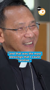 NEW BISHOP ✝️ Bishop Michael Pham, who will take over as leader of the  Catholic Diocese of San Diego, now has his photograph displayed alongside  that of Pope Leo XIV in the