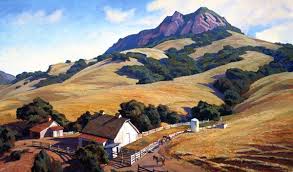 Bishop Peak San Luis Obispo Open Bishop S Peak California Landscape John Comer Canvas Giclee Print California Landscape Landscape Landscape Paintings