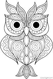 If your child loves interacting. Owl Totem Coloring Page Coloringall