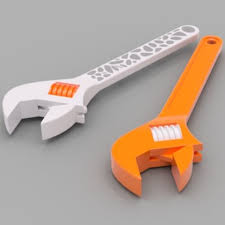 Crescent Wrench Pair 3d Printed Metal 3d Printing Diy Useful 3d Prints