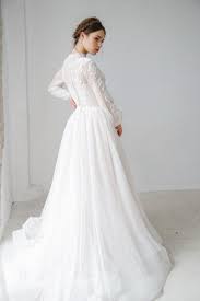 Vesilnij Salon El Lirio Ternopil Wedding Dresses Satin Muslim Evening Dresses Dream Wedding Dresses