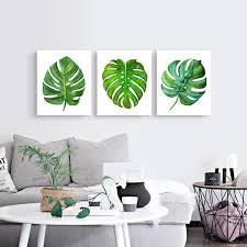 Maybe you would like to learn more about one of these? Lukisan Tropical Daun Kanvas Lukis Dekorasi Hiasan Dinding Shopee Indonesia