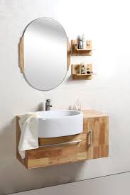 Meuble De Salle De Bain Vasque Meuble Sous Vasque Etageres Et Miroir Nivan Miliboo Meuble De Salle De Bain Meuble Sous Vasque Salle De Bain En Bambou