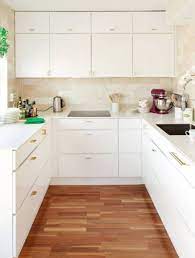 Home » metal hardware for kitchen. Kitchen Minimalist U Shaped White Kitchen Cabinet Hardware On Laminate Floor Plus Cream Kitchen Design Small Kitchen Remodel Small Kitchen Design Modern Small