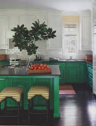 Kitchen With White Upper Cabinets And Green Lower Cabinets Green Island Design By J Randa Green Kitchen Cabinets Upper Kitchen Cabinets Kitchen Inspirations