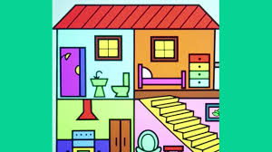 Dengannya mereka bisa sangat bebas dalam berekspresi dalam. Belajar Mewarnai Rumah Tingkat Dan Perabotan Untuk Anak Youtube