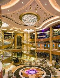 The Piazza In The Atrium Aboard The New Royal Princess Cruise Ship Cruise Ship Pictures Princess Cruises