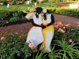 Black Art In America Garden Art Sisters In The Garden Www Gardenartforthesoul Com Diy Gardenprojects Gardenstakes Springgarden Summergarden Botanic America Art Garden Art Yard Project