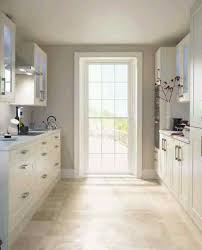 Light Bright Small Kitchen But No Upper Cabinets Maybe Some Floating Shelving At Least Something Open Kitchen Design Small Galley Kitchen Design Home